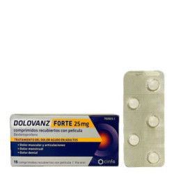 Dolovanz forte 25 mg 15 comprimidos recubiertos