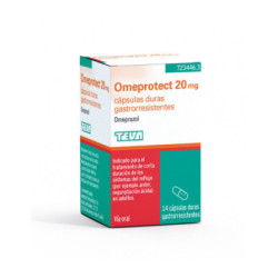 Omeprotect 20 mg 25 capsulas duras gastrorresistentes