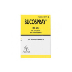 Bucospray 15 mg/ml + 0,5 mg/ml solucion para pulverizacion bucal 1 frasco 25 ml