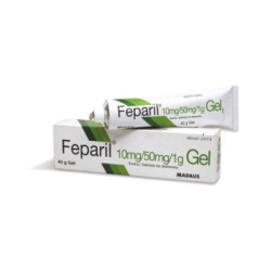Feparil 10 mg g 50 mg g gel cutaneo 1 tubo 40 g