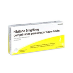 Hibitane 5 mg 5 mg 20 comprimidos para chupar sabor limon