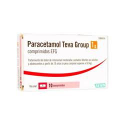 Paracetamol teva group 1 g 10 comprimidos