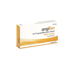 Angifen 8,75 mg 16 pastillas para chupar sabor naranja